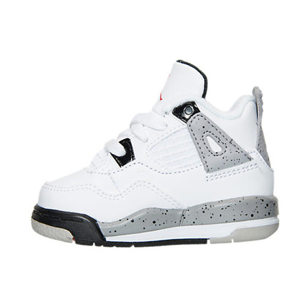 Jordan 4 Retro Bt "White Cement" (104/white/red/black/silver)