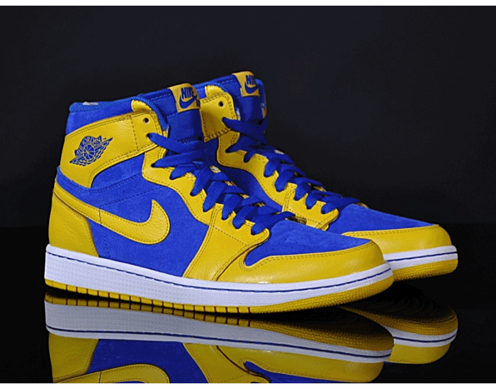 Air Jordan 1 Retro High (GS) "Maize" (707/amarillo/royal)