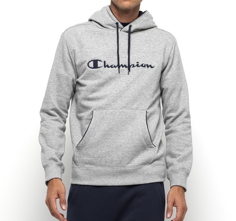 Champion Authentic Athletic Logo Hoodie Men´s (cinza/azul)