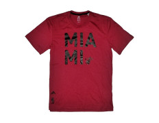 Adidas Camisa Washed Time Miami (burdeux/preto)