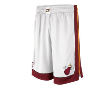 Adidas Short NBA Miami Heat (blanco/rojo)