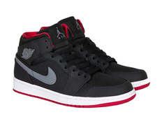 jordan 1 negro con gris
