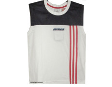 Adidas Camiseta Niño S/M CL Innov SL (Blanco/Marino)