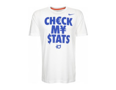 Camiseta KD "Check My Stats" (100/blanco/azul)