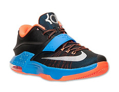 KD VII "OKC Away" (004/negro/azul/naranja/blanco)
