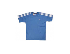 Adidas Camiseta Niño S/M YB Col (Celeste)