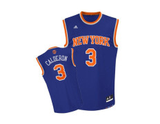 Adidas Camiseta Réplica Calderón #3# Knicks (azul/naranja)