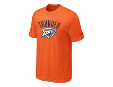 Adidas NBA Camiseta Fan Wear Logo Oklahoma Thunder (naranja)