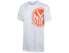 Adidas Camiseta NBA Price New York Knicks (blanco/naranja)