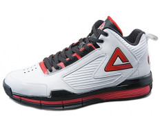 Zapatillas Basket Peak Shane Battier "Miami Away" (blanco/negro/rojo)