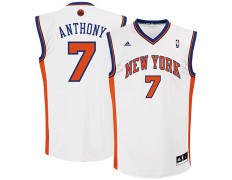 Adidas Camiseta Réplica Carmelo Anthony Knicks (branco/laranja)