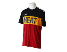 Adidas Camiseta NBA Miami Heat Winter Hoops (negro/amarillo/granate)