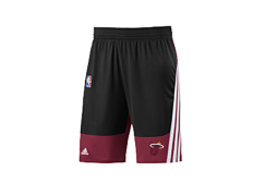 Adidas NBA Winter Hps Miami Heat Short (preto/burdeux/branco)