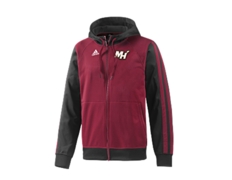 Adidas Miami Heat Full-Zip Hoody Men´s (burdeux/preto)