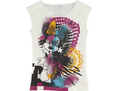 Adidas Young Girls Disney Minnie Tee (branco)