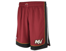 Adidas Short Miami Heat (burdeux/preto)