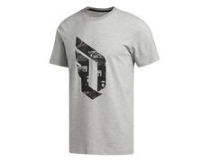 Adidas Dame Logo Tee "Grey Heather"