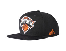 Adidas NBA Knicks Flap Cap (black/white/orange)
