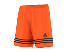 Adidas Short Entrada 12 Sho  (naranja fluor/negro)