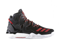 Adidas D Rose 7 J "Dark Town" (core black/scarlet/white)