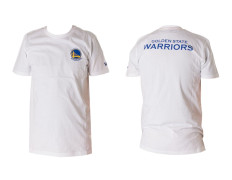 New Era Golden State Warriors WHI Tip Off Chest N Back Tee