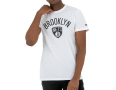 New Era Team Logo Brooklyn Nets Tee (White)