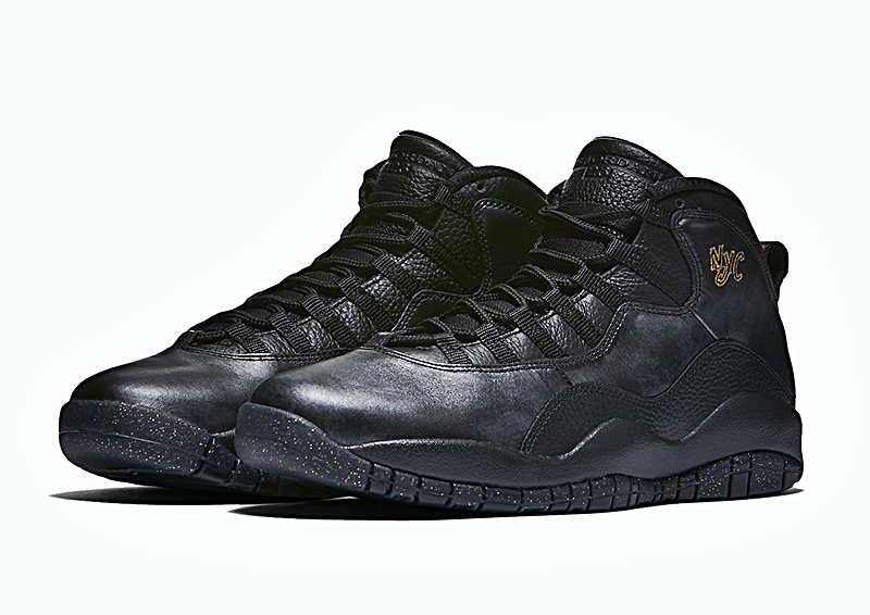 black and gold jordan 10