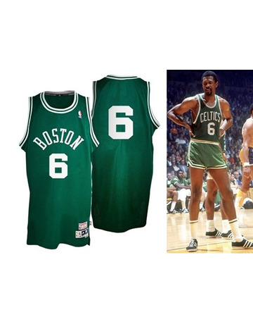 Adidas Camiseta Swingman Bill Russell Celtics (verde/blanco)