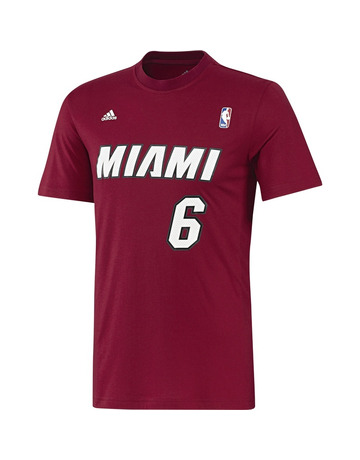 Camiseta Gametime Lebron James (rojo/blanco)
