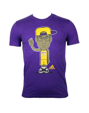 Adidas NBA GFX Caricature Kobe Tee Men´s (roxo)