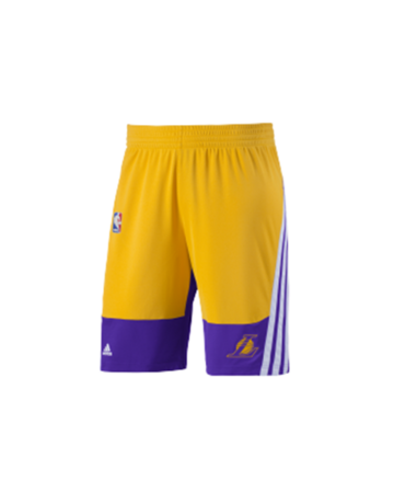 Adidas NBA Winter Hps Angeles Lakers Short (amarelo/brenco/roxo)
