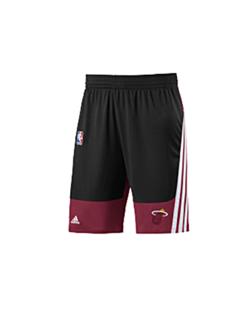 Adidas NBA Winter Hps Miami Heat Short (preto/burdeux/branco)