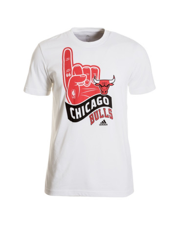 Adidas NBA Chicago Bulls Impact Full Tee Men´s (white/red)