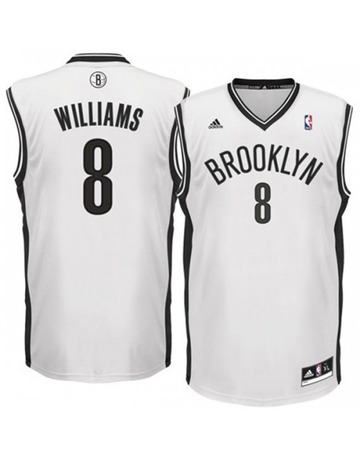 Adidas Camiseta Réplica Deron Williams Brooklyn Nets (blanco)