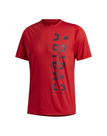 Adidas Freelift Hyper Tee "scarlet"