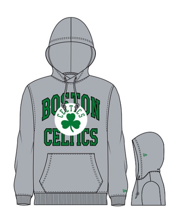 New era NBA Boston Celtics Piping Detail Hoodie Black