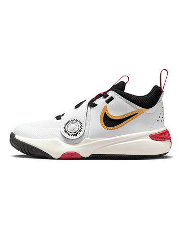 Nike Team Hustle D 11 (PS) "White Metallic Gold"