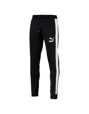 Puma Classics T7 Track Pants (Black/White)