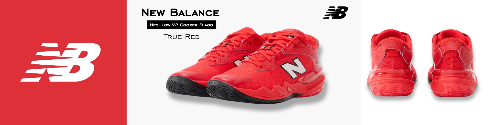 New Balance Hesi Low V2 Cooper Flagg - True Red