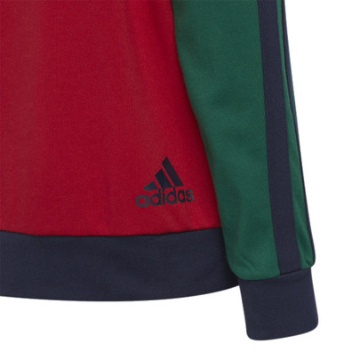 Adidas Basketblall Young Lil Stripe Hoodie "Team Victory Red"