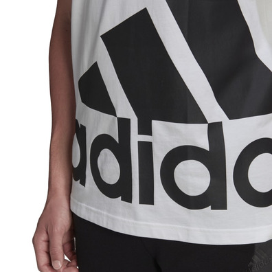 Adidas Essentials Giant Logo(White / Black)