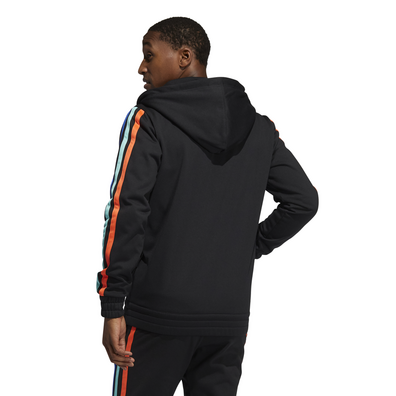 jaqueta adidas harden fleece fz masculina