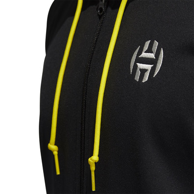 jaqueta adidas harden fleece fz masculina