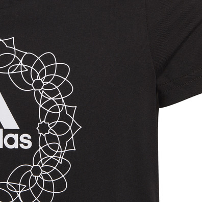 Adidas Junior Graphic Tee(Black)
