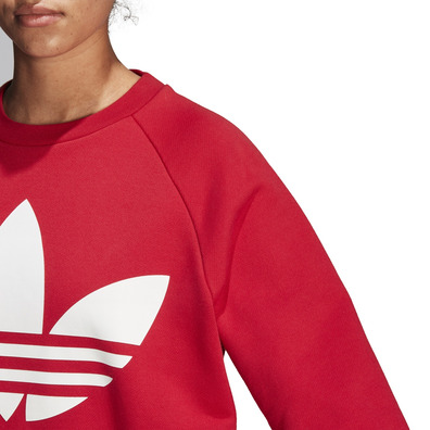 Adidas Originals Trefoil Oversized Crew Women´s (Real Red)
