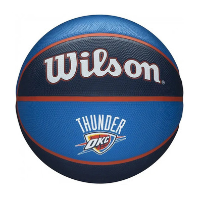 Wilson NBA Basketball Team Tribute Thunder Ball (Size 7)