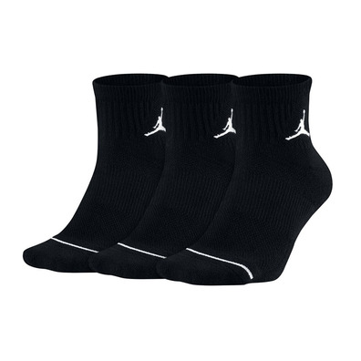 Calcetines Jordan Jumpman High-Intensity Quarter Sock Pack 3 (010/black)
