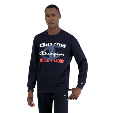 Champion Legacy New York Graphic Print Sweatshirt "Navy"