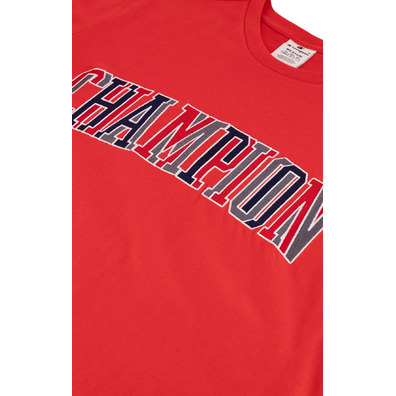 Champion Multicolour Bookstore Cotton T-Shirt "Red"