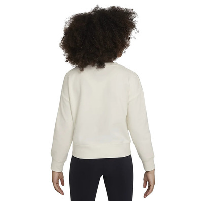 Jordan Girls Jumpman Essentials Crew Sweater "Pale Ivory"
